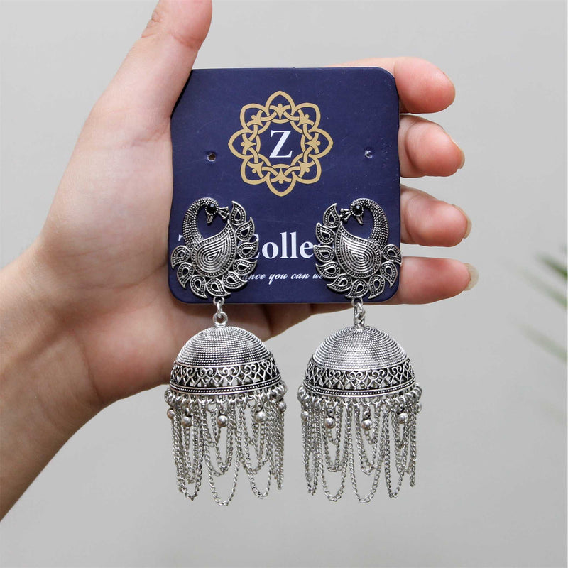 Peacock Earrings - Zee Collection pk