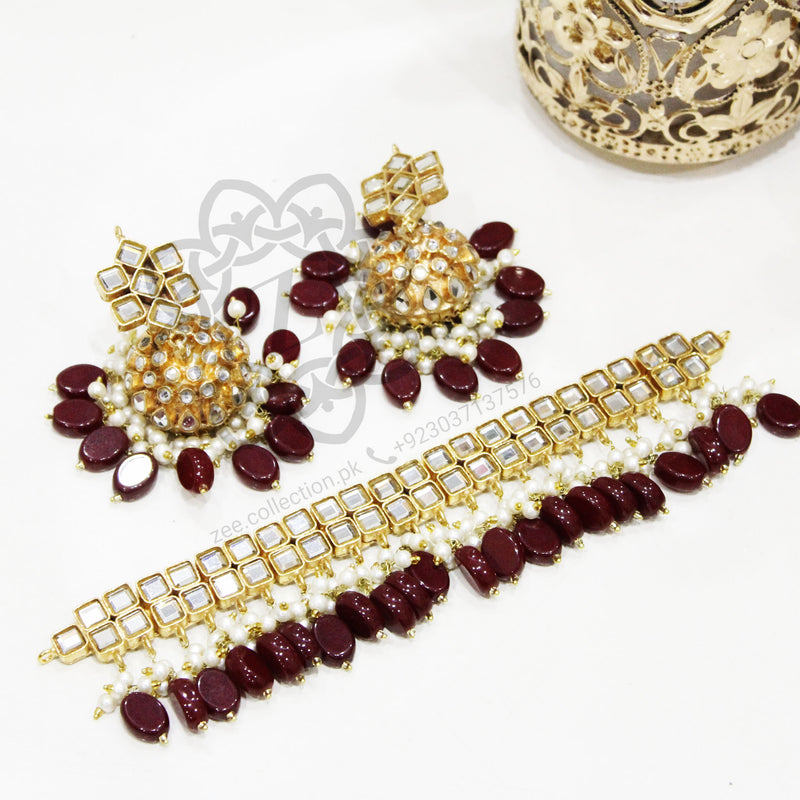 Mehtab Kundan Choker Set - Zee Collection pk