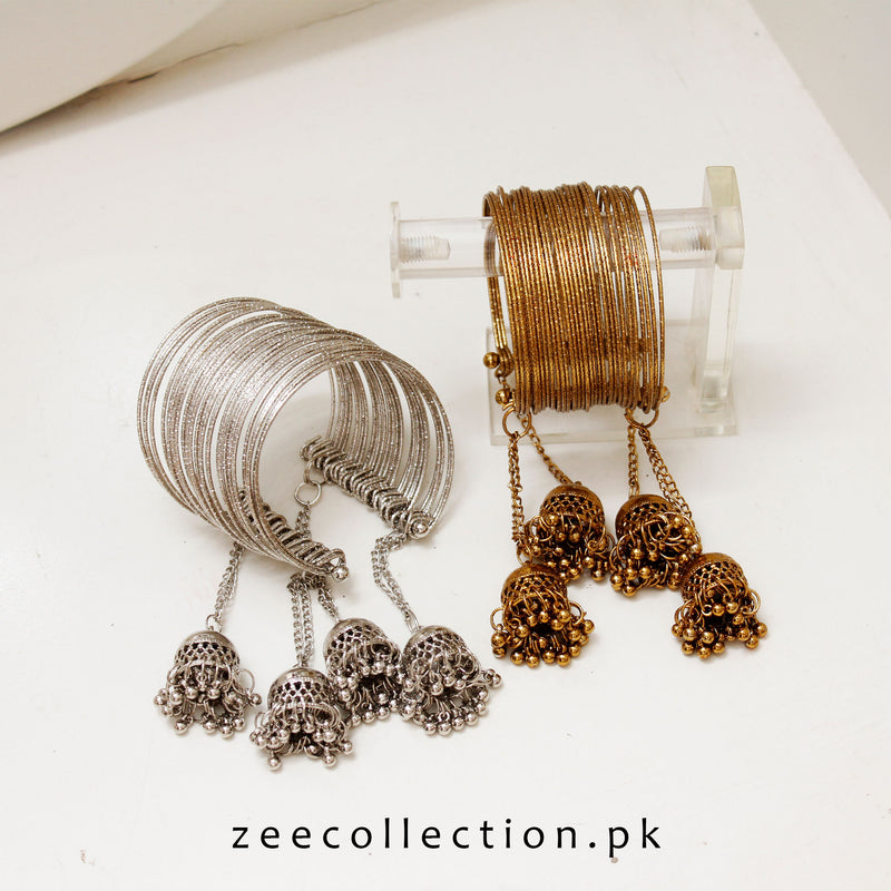 Jhumki Cuff Bangles