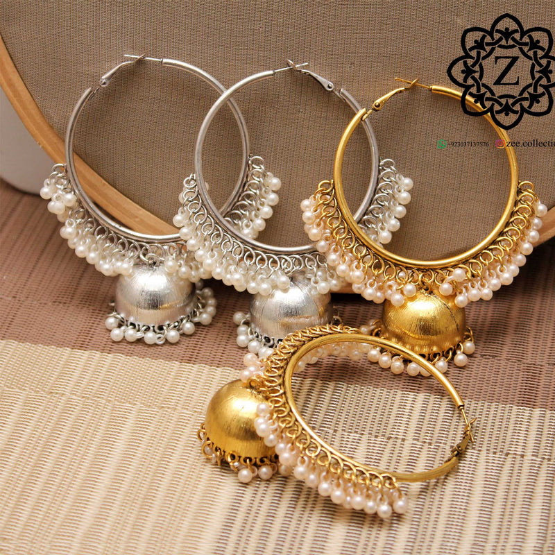 Hoop Jhumki Bali - Zee Collection pk