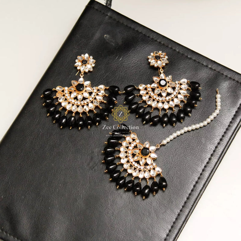 Noor E Mehfil Earrings With Tekka