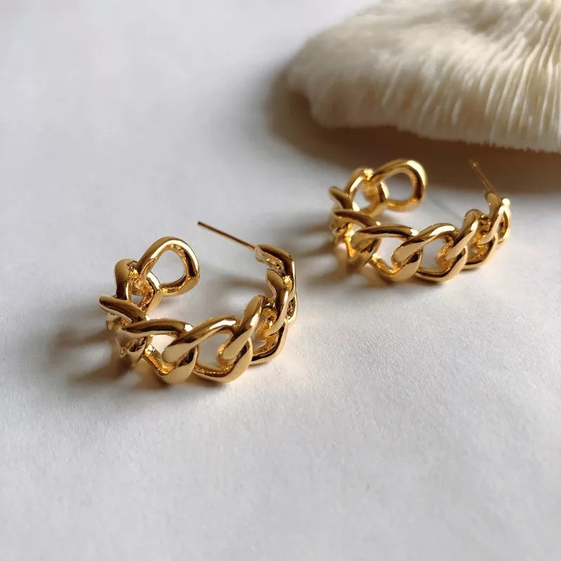 Chain Style Earrings